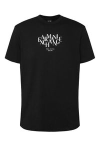 Armani Exchange T-Shirt XM002782 AF10356 UC001 Czarny Regular Fit. Kolor: czarny. Materiał: bawełna #1