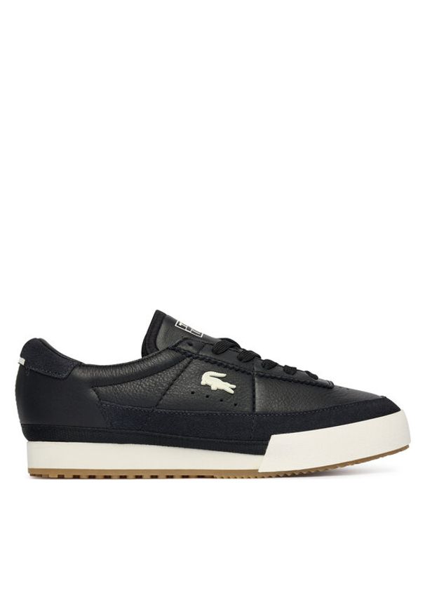 Lacoste Sneakersy Aura 51SFA0072 Czarny. Kolor: czarny. Materiał: skóra, zamsz
