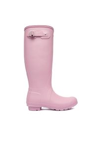 Hunter Kalosze Original Tall WFT1000RMA Różowy. Kolor: różowy. Materiał: guma #1