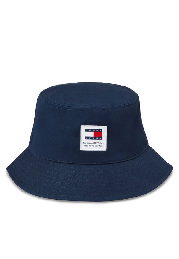 Tommy Jeans Kapelusz Tjm Modern Patch Bucket Hat AM0AM12018 Granatowy. Kolor: niebieski. Materiał: materiał