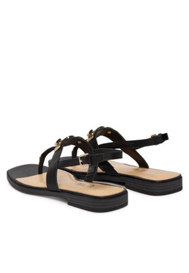 Guess Sandały FLJRMY LEA03 Czarny. Kolor: czarny. Materiał: skóra