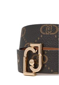 Liu Jo Pasek Damski Reversible Hips Belt AF5239 E0053 Brązowy. Kolor: brązowy. Materiał: skóra #4