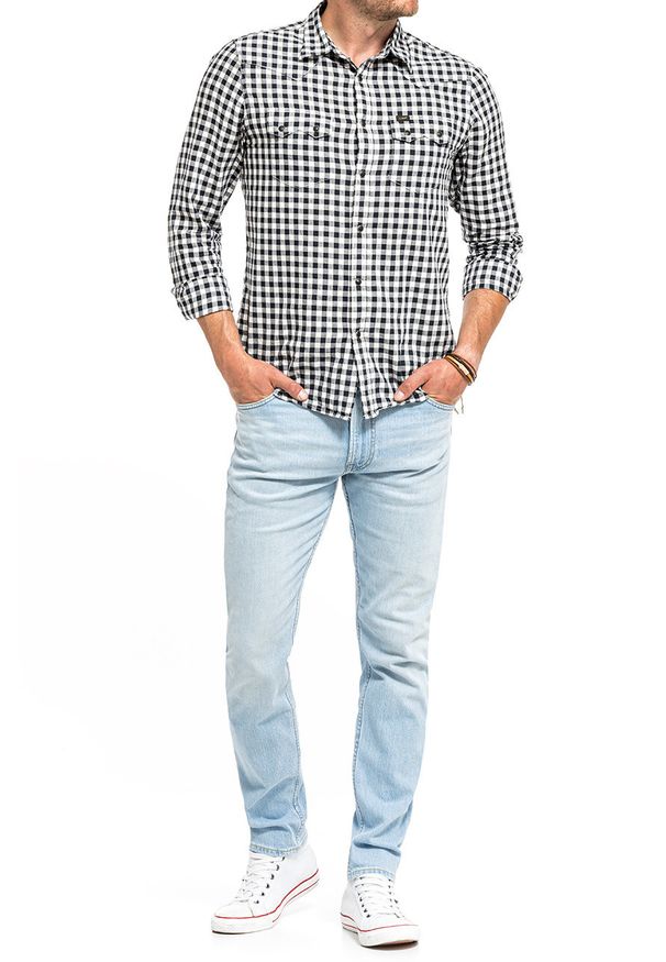 Lee - LEE RIDER MĘSKIE SPODNIE JEANSOWE JEANSY LIGHT ALTON L701OWJ 112145454