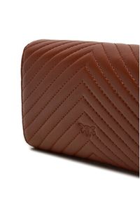 Pinko Torebka Love One Wallet C AI 24-25 PLTT 100062 A0GK Brązowy. Kolor: brązowy. Materiał: skórzane