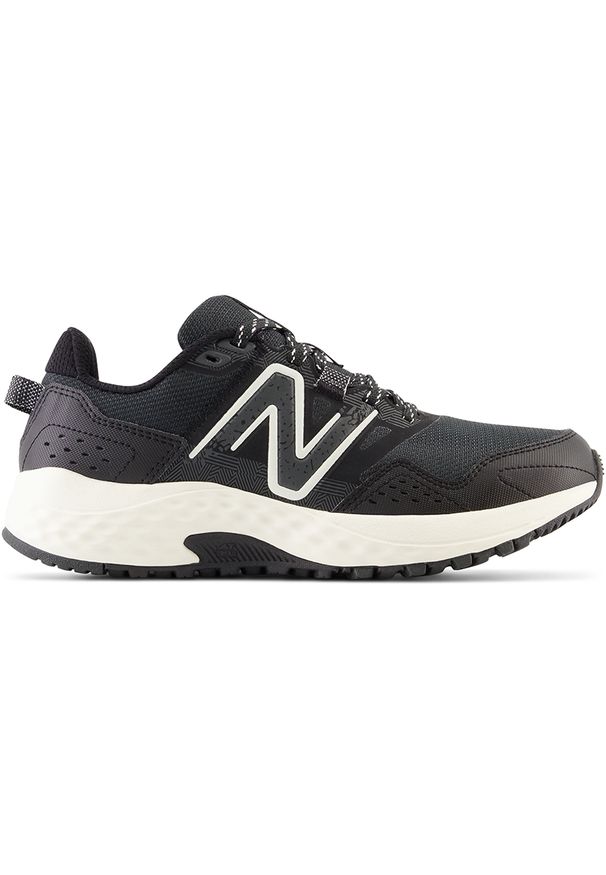 Buty damskie New Balance WT410LB8 – czarne. Zapięcie: sznurówki. Kolor: czarny. Materiał: materiał, syntetyk. Szerokość cholewki: normalna. Sport: fitness