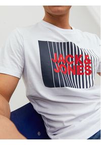 Jack & Jones - Jack&Jones T-Shirt Corp 12233999 Biały Standard Fit. Kolor: biały. Materiał: bawełna #7