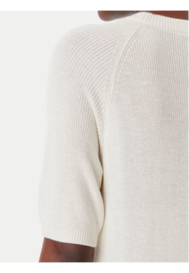 only - ONLY Sweter Lecia 15339541 Beżowy Regular Fit. Kolor: beżowy. Materiał: wiskoza