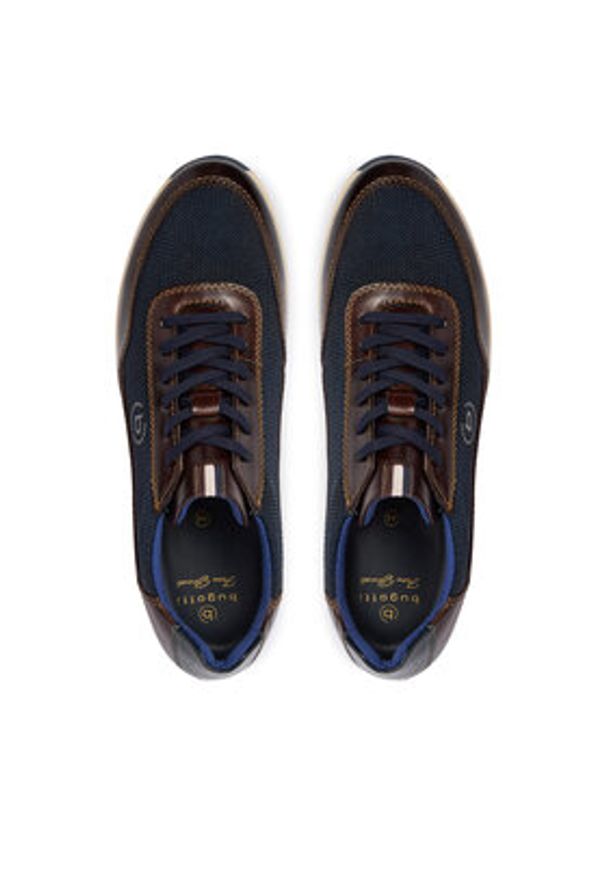 Bugatti Sneakersy Thorello 315-A9Q15-1069-6041 Brązowy. Kolor: brązowy. Materiał: skóra