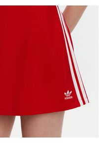 Adidas - adidas Spódnica trapezowa adicolor 3-Stripes JD0282 Czerwony Regular Fit. Kolor: czerwony. Materiał: syntetyk #5