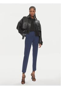 Pinko Spodnie materiałowe Bello 100155 A1L4 Granatowy Regular Fit. Kolor: niebieski. Materiał: wiskoza #4