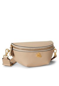 Lauren Ralph Lauren - LAUREN RALPH LAUREN Torebka 431974467002 Beżowy. Kolor: beżowy. Materiał: skórzane #4