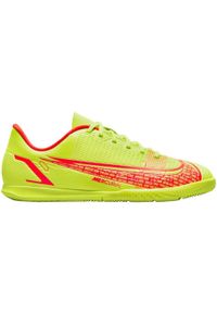 Buty piłkarskie dziecięce Nike Vapor 14 Club IC CV0826-760. Kolor: żółty. Sport: piłka nożna