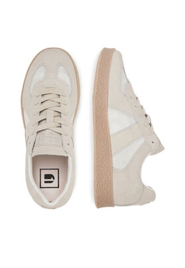 G-Star RAW - G-Star Raw Sneakersy DJF385-1 Beżowy. Kolor: beżowy. Materiał: zamsz, skóra