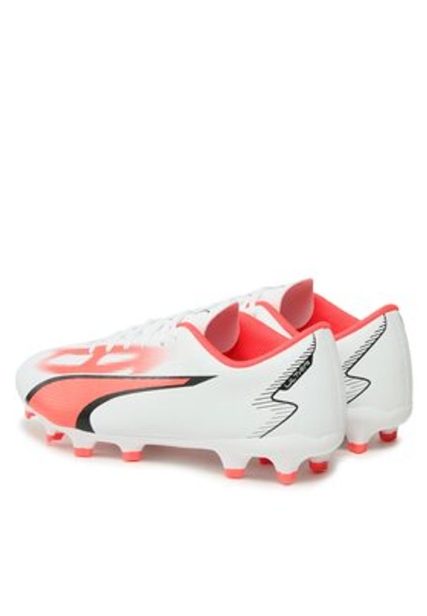 Puma Buty do piłki nożnej Ultra Play Fg/Ag 107423 01 Biały. Kolor: biały. Materiał: skóra
