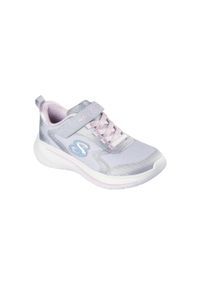skechers - Buty SKECHERS WAVE 92 Szary. Kolor: wielokolorowy, szary, różowy, pomarańczowy. Materiał: materiał #1