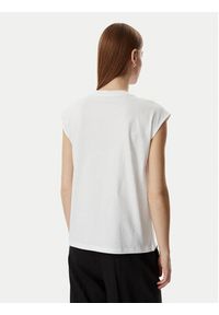 Karl Lagerfeld - KARL LAGERFELD T-Shirt B2W17018 Biały Regular Fit. Typ kołnierza: dekolt w karo. Kolor: biały. Materiał: bawełna #4