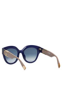 Furla Okulary przeciwsłoneczne WD00117 BX1892 3346S Granatowy. Kolor: niebieski