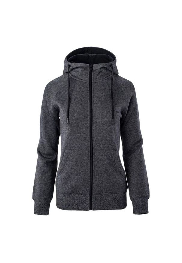 Bluza damska Elbrus Chiano Wo's - szara, Rozmiar L. Kolor: szary. Materiał: poliester, bawełna, polar