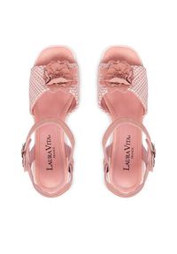 Laura Vita Sandały Noao 01 Różowy. Kolor: różowy. Materiał: skóra, zamsz #6