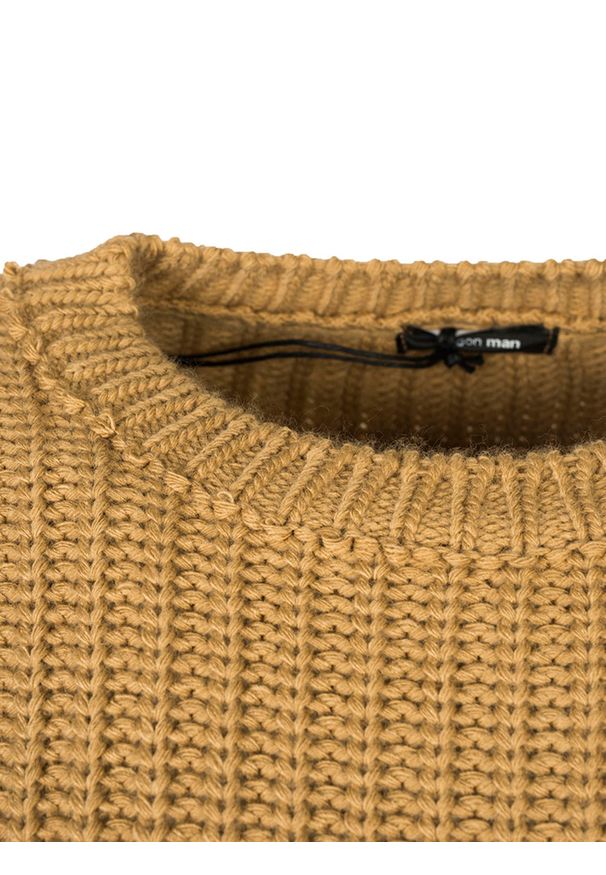 Xagon Man Sweter | A2008 1J 00350 | Mężczyzna | Brązowy. Kolor: brązowy. Materiał: akryl. Długość rękawa: długi rękaw. Długość: długie