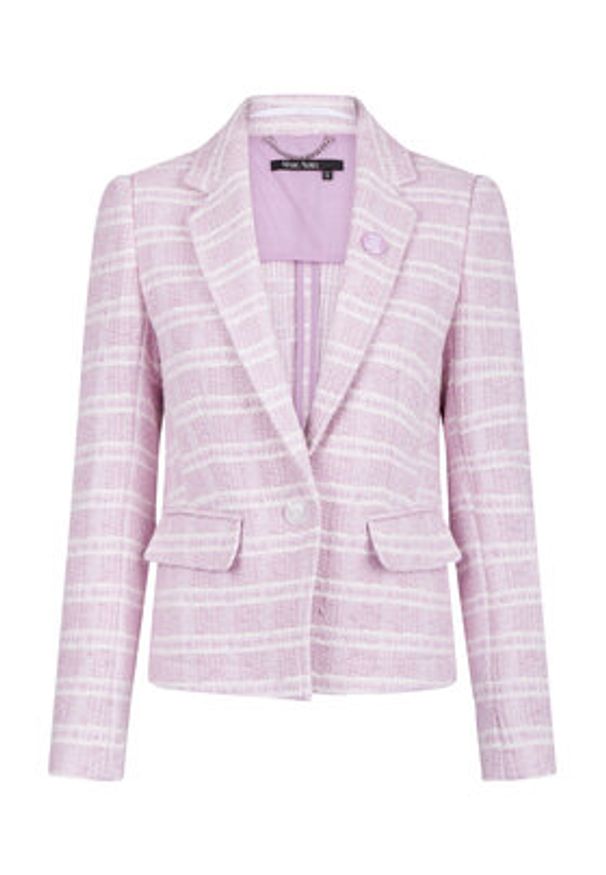 Marc Aurel Marynarka 3811 1011 24628 Fioletowy Regular Fit. Kolor: fioletowy. Materiał: bawełna