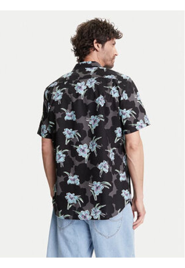 Quiksilver Koszula Apero Classic Ss EQYWT04605 Czarny Regular Fit. Kolor: czarny. Materiał: bawełna