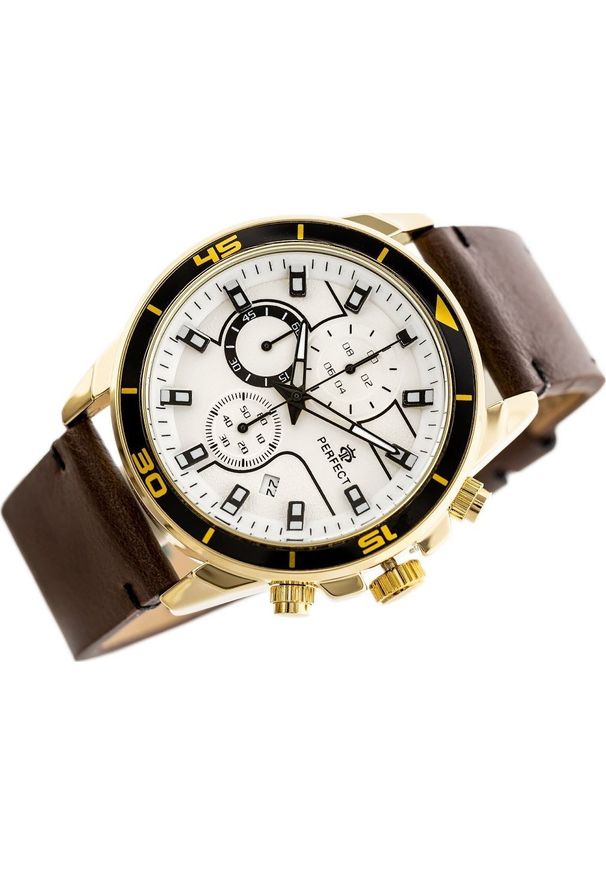 Zegarek Perfect ZEGAREK MĘSKI PERFECT CH02L - CHRONOGRAF (zp351b)