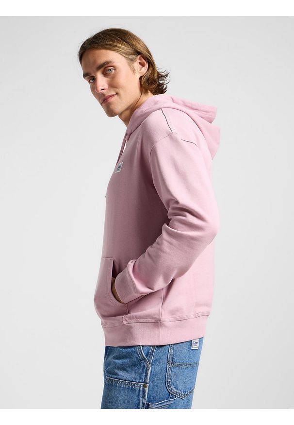 Lee - MESKA BLUZA LEE WW HOODIE SOFT MAUVE 112364139