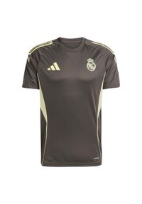 Adidas - Strój treningowy Real Madrid 2025/26. Kolor: szary. Sport: piłka nożna