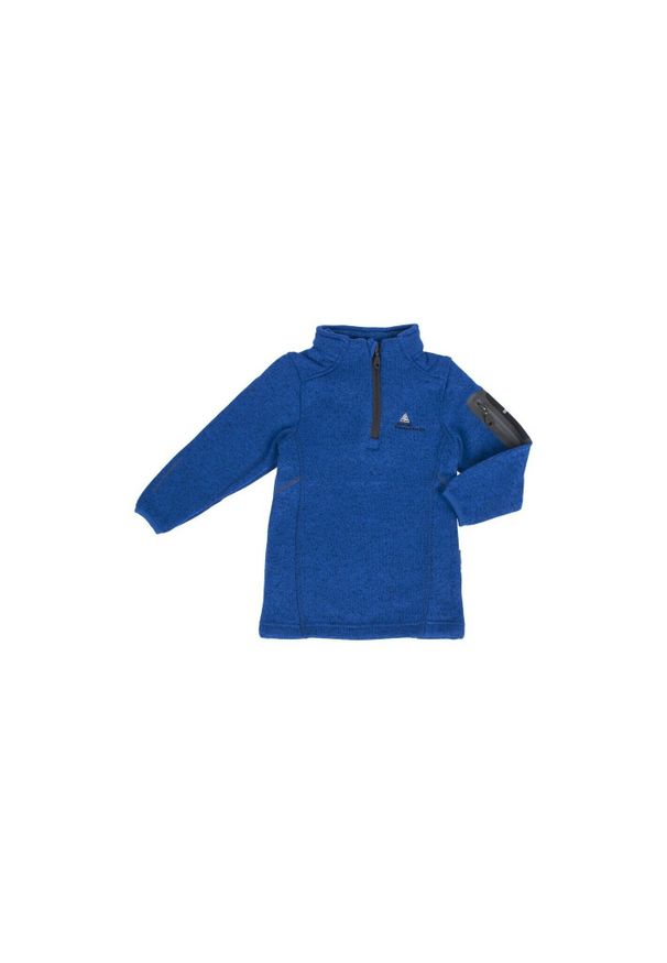 PEAK MOUNTAIN - Kurtka polarowa dla dzieci Peak Mountain Ecypa. Kolor: niebieski. Materiał: polar. Sezon: zima. Sport: narciarstwo