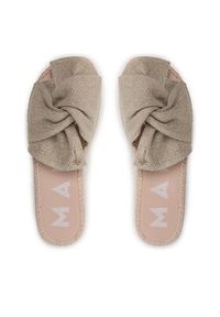 Manebi Espadryle Oragnic Hemp Sandals With Knnot O 7.1 JK Beżowy. Kolor: beżowy. Materiał: materiał #4