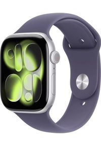 APPLE - Smartwatch Apple Smartwatch Apple Watch Series 11 46 mm GPS S/M Srebrny / Mleczny fiolet. Rodzaj zegarka: smartwatch. Kolor: biały, wielokolorowy, srebrny #1