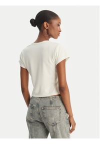 Juicy Couture T-Shirt Capped JCWCT126318 Écru Slim Fit #5