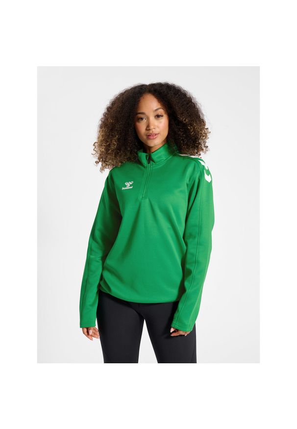 Bluza do piłki ręcznej dla dorosłych Hummel hml CORE XK. Kolor: zielony. Sport: piłka ręczna