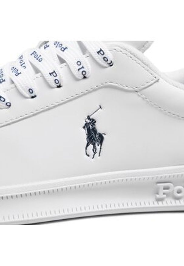Polo Ralph Lauren Sneakersy Hrt Ct II 809829824003 Biały. Kolor: biały. Materiał: skóra