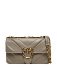 Pinko - PINKO Torebka Love One Classic Light Dc Al 25-26 PLTT 104549 A2OS Szary. Kolor: szary. Materiał: skórzane #2