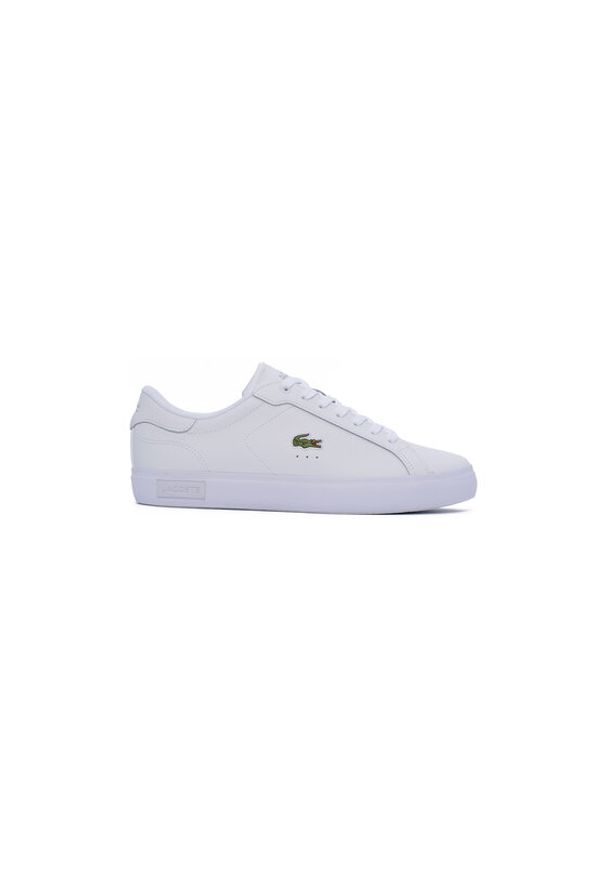 Lacoste Sneakersy Powercourt 7-49SMA0081 Biały. Kolor: biały. Materiał: skóra