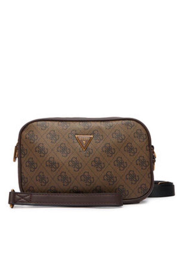 Guess Saszetka HMMILO P6150 Brązowy. Kolor: brązowy. Materiał: skóra