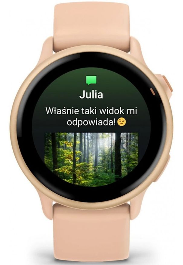 GARMIN - Garmin Vivoactive 6 Różowy. Kolor: różowy