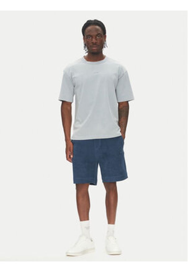 BOSS Szorty sportowe 50539868 Niebieski Regular Fit. Kolor: niebieski. Materiał: bawełna. Styl: sportowy