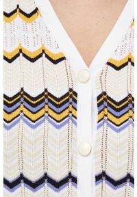 Morgan kardigan damski lekki. Materiał: dzianina. Długość rękawa: krótki rękaw. Długość: krótkie #2