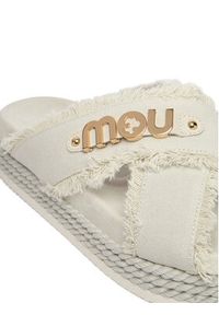 Mou Klapki MU.SW451005K Biały. Kolor: biały. Materiał: materiał #5