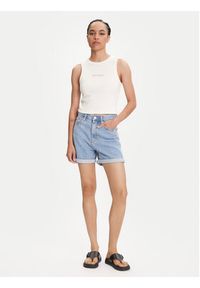 Roxy Top Iconic Days ERJKT04261 Écru Regular Fit. Materiał: bawełna