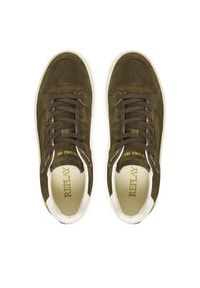 Replay - REPLAY Sneakersy GMZ6S .000.C0005L Zielony. Kolor: zielony. Materiał: zamsz, skóra #4