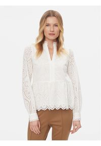 YAS Bluzka Holi 26026822 Biały Regular Fit. Kolor: biały. Materiał: bawełna #1