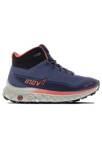 Buty turystyczne damskie Inov-8 RocFly G 390. Kolor: niebieski. Styl: sportowy