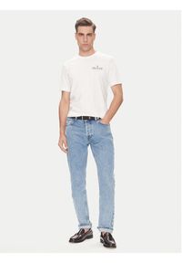 TOMMY HILFIGER - Tommy Hilfiger T-Shirt Stack MW0MW39355 Biały Regular Fit. Kolor: biały. Materiał: bawełna
