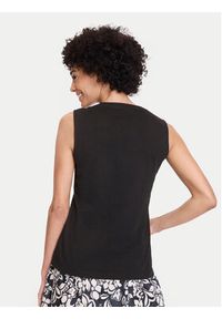 Olsen Bluzka 11105092 Czarny Regular Fit. Kolor: czarny. Materiał: bawełna #5