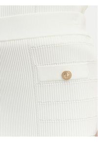 Guess Spódnica ołówkowa W5YD66 Z0130 Biały Slim Fit. Kolor: biały. Materiał: wiskoza #2