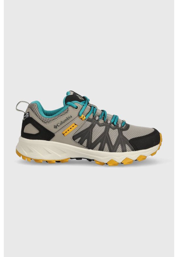 columbia - Columbia buty Peakfreak II Outdry damskie kolor szary 2005131-471. Kolor: szary. Materiał: syntetyk, materiał. Szerokość cholewki: normalna. Sezon: zima